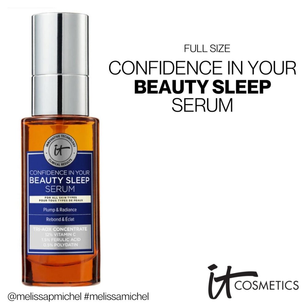 NWT ITC CONFIDENCE IN YOUR BEAUTY SLEEP TRIPLE ANTIOXIDANT BRIGHTENING SERUM - Picture 1 of 7